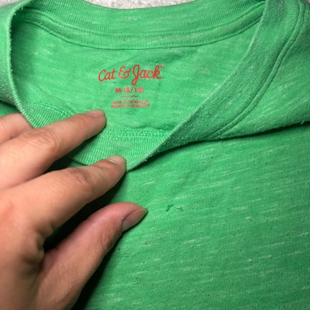 Boys Size M 8-10 Graphic T-Shirt Bundle Marvel Old Navy Cat & Jack 3pc Set